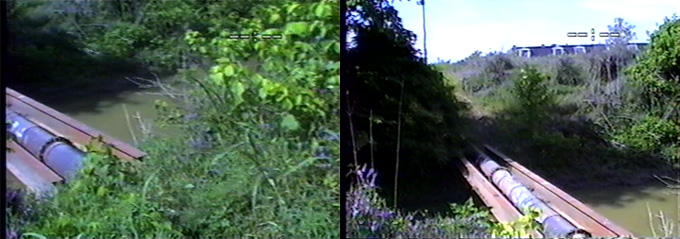 two views of the pipe