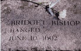 Bridget Bishop tombstone