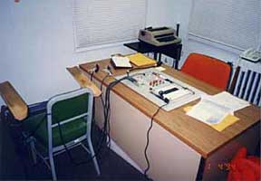 Polygraph room, West Memphis Police Department
